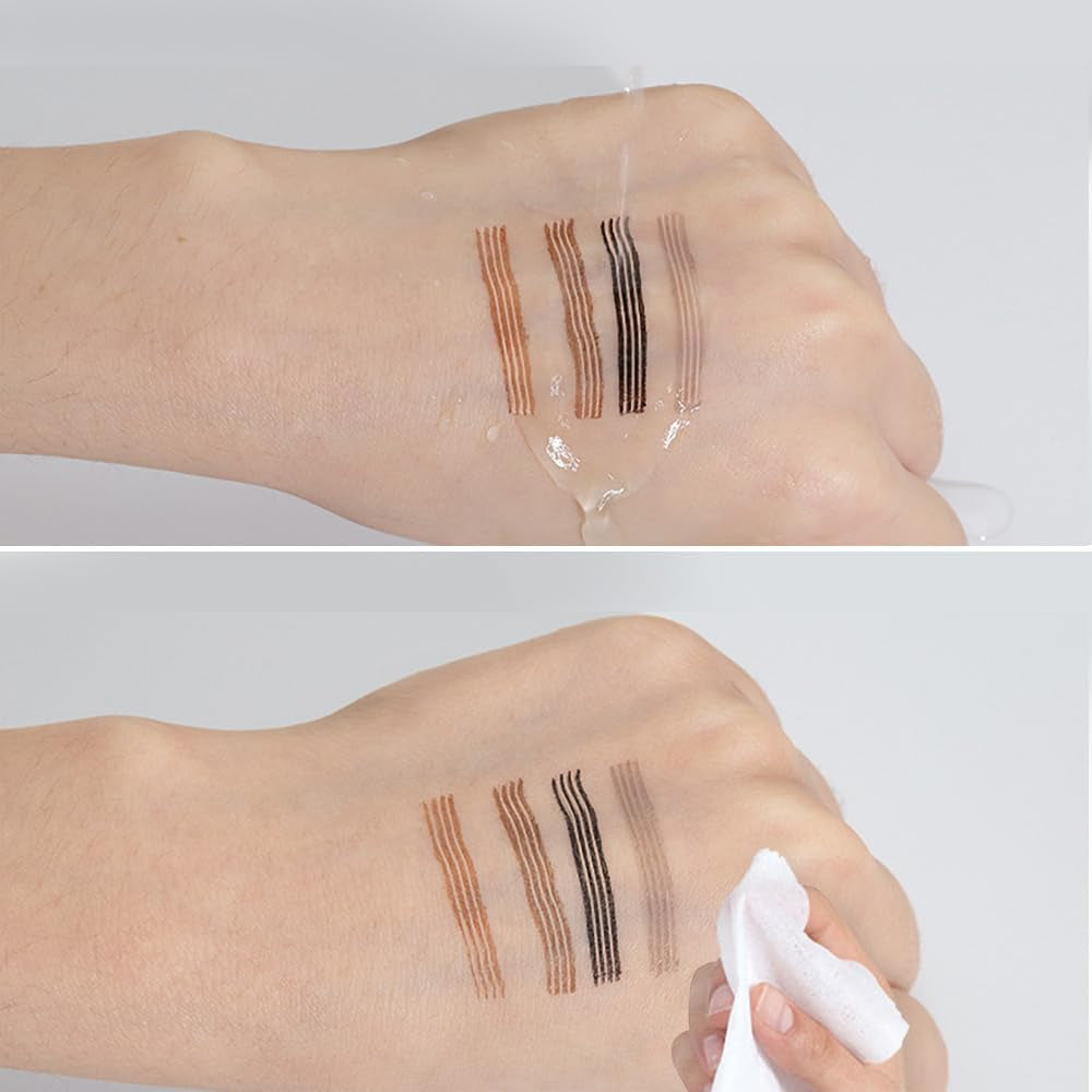 Fork Tattoo Eyebrow Ink Pen Eye Brow Pencil Brow Waterproof Long Lasting Makeup 1# Light Brown