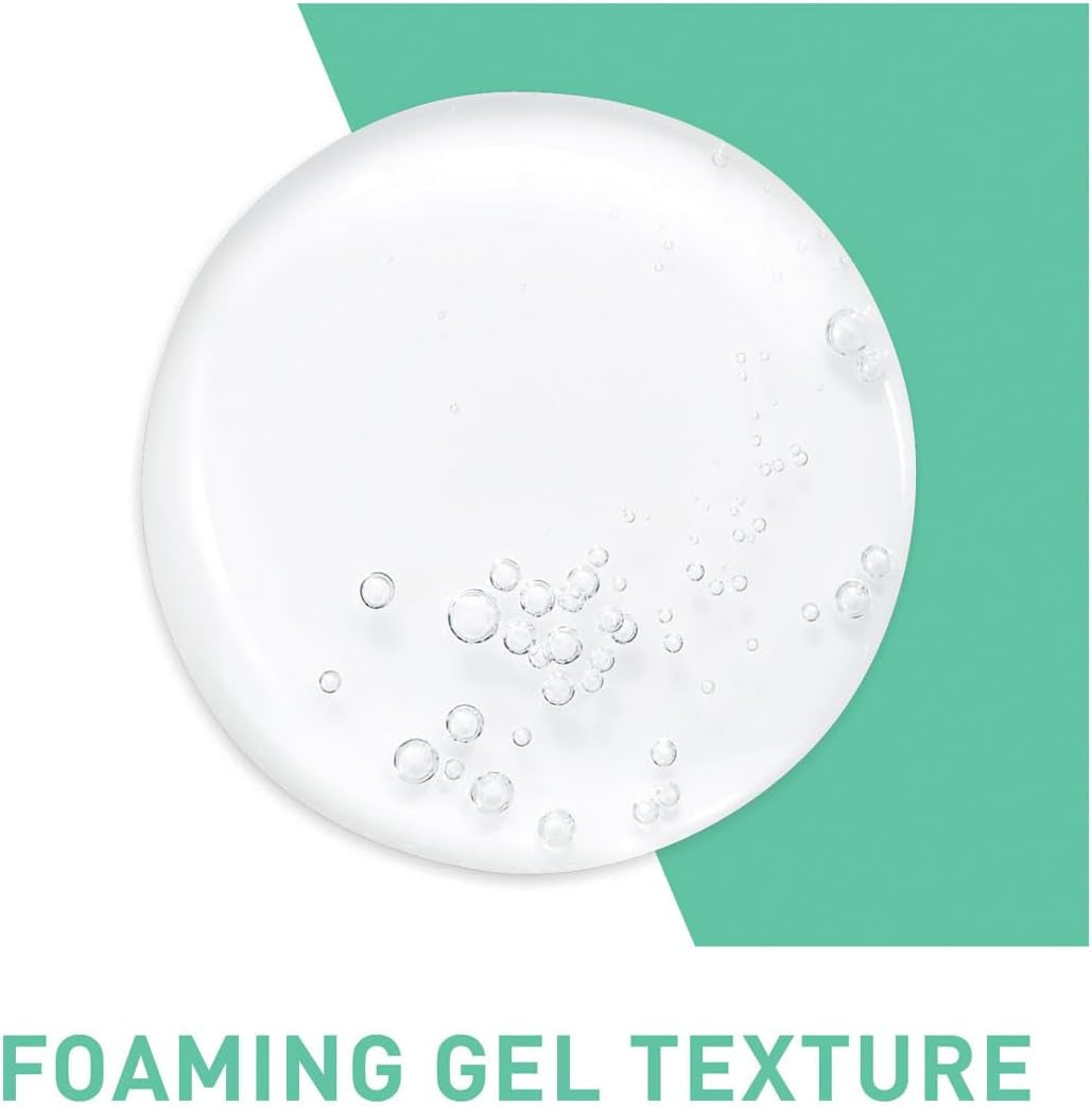 Foaming Cleanser Gel Face Wash 473Ml, for Normal to Oily Skin, Removes Oil without Disrupting the Protective Skin Barrier, Hyaluronic Acid + Niacinamide + Ceramides, Fragrance Free, Oil Control