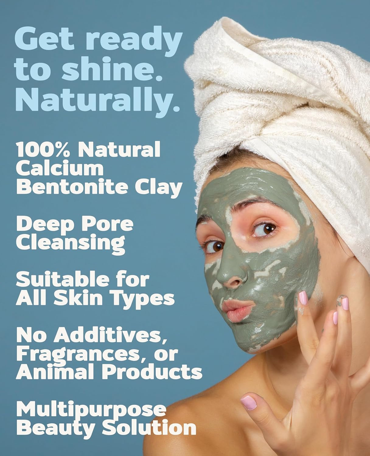 Indian Healing Clay by for Unisex - 2 Lb Clay, 908 Gram