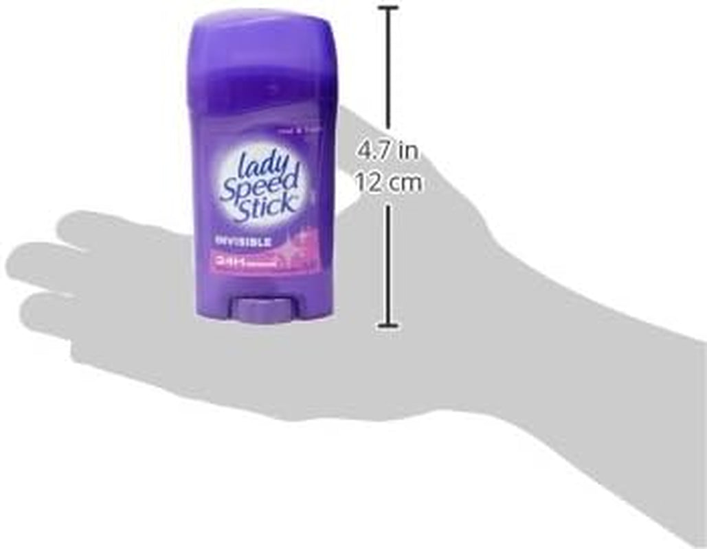 Lady Speed Stick, Women'S Antiperspirant Deodorant, 45G, Invisible Cool and Fresh Roll On, 24Hr Protection