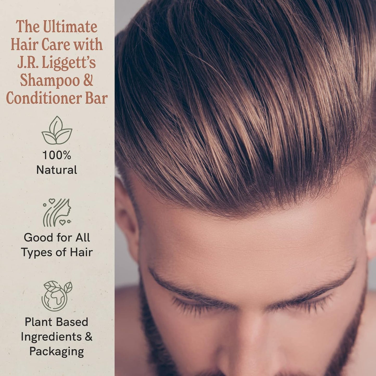 New Conditioner Bar 1.75Oz + Two Moisturizing Formula Shampoo Bars 3.5Oz Bundle | All-Natural Ingredients for Hair Clean, Soft, Tangle-Free | Eco-Friendly Biodegradable Made in the USA