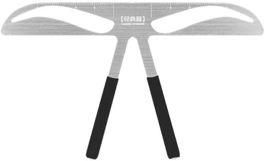 Brow Stencil Shaper Tattoo Eyebrow Kit Ruler 3D Balance Template Makeup Tool for Makeup Artists and Beginners