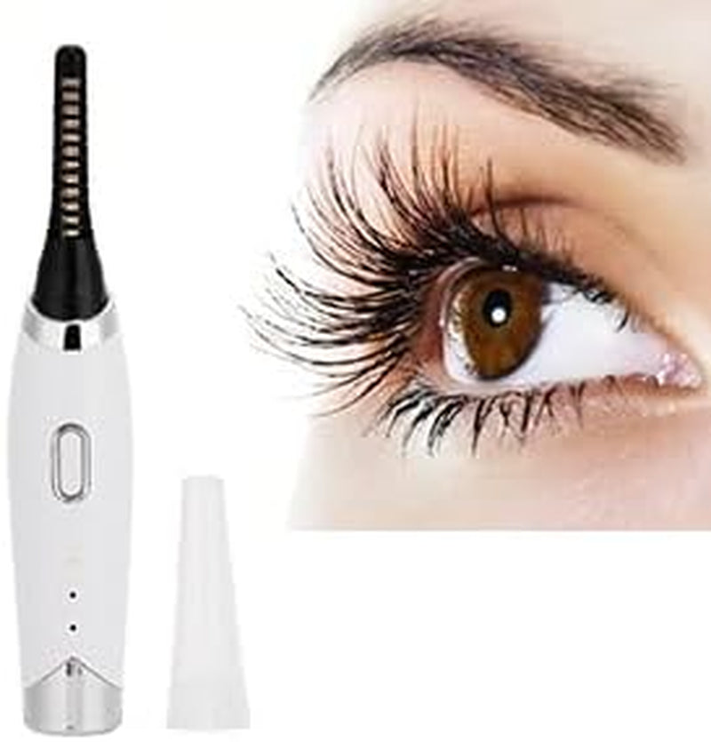 Heated Eyelash Curlers, Curler Lash USB Rechargeable Eye Fast Heating Long Lasting 48 Hours Curl Portable Beauty Makeup Tools with 3 Temperature Settings Perming Tool for Women