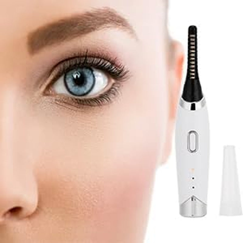Heated Eyelash Curlers, Curler Lash USB Rechargeable Eye Fast Heating Long Lasting 48 Hours Curl Portable Beauty Makeup Tools with 3 Temperature Settings Perming Tool for Women
