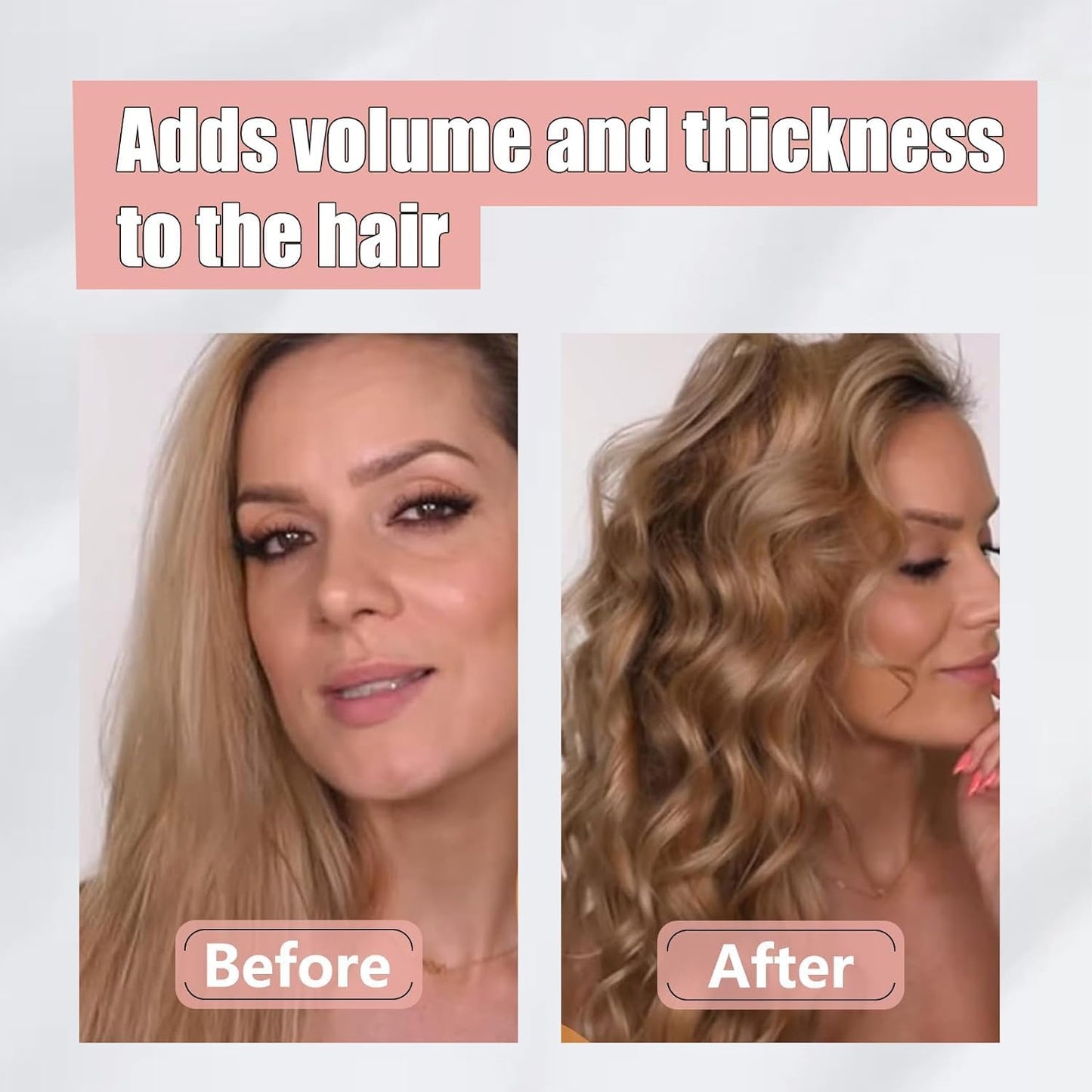 New Satin Heatless Hair Curler Set - 2 Rollers with Hair Cap and Headband - No Heat Styling