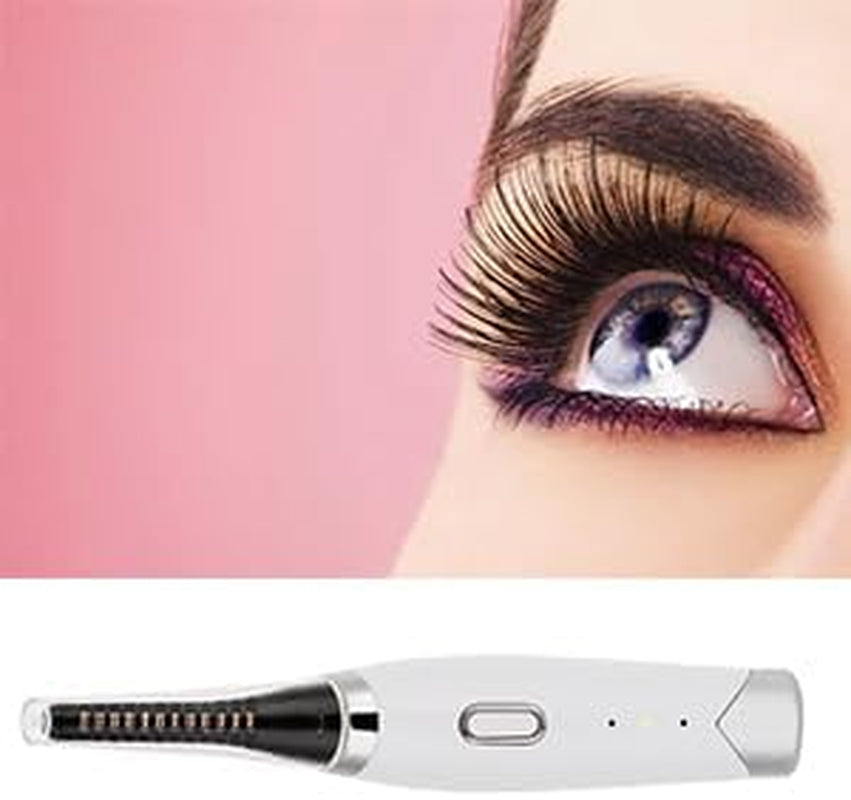 Heated Eyelash Curlers, Curler Lash USB Rechargeable Eye Fast Heating Long Lasting 48 Hours Curl Portable Beauty Makeup Tools with 3 Temperature Settings Perming Tool for Women